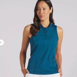 Puma Women's Range Pique Sleeveless Golf Polo - XL